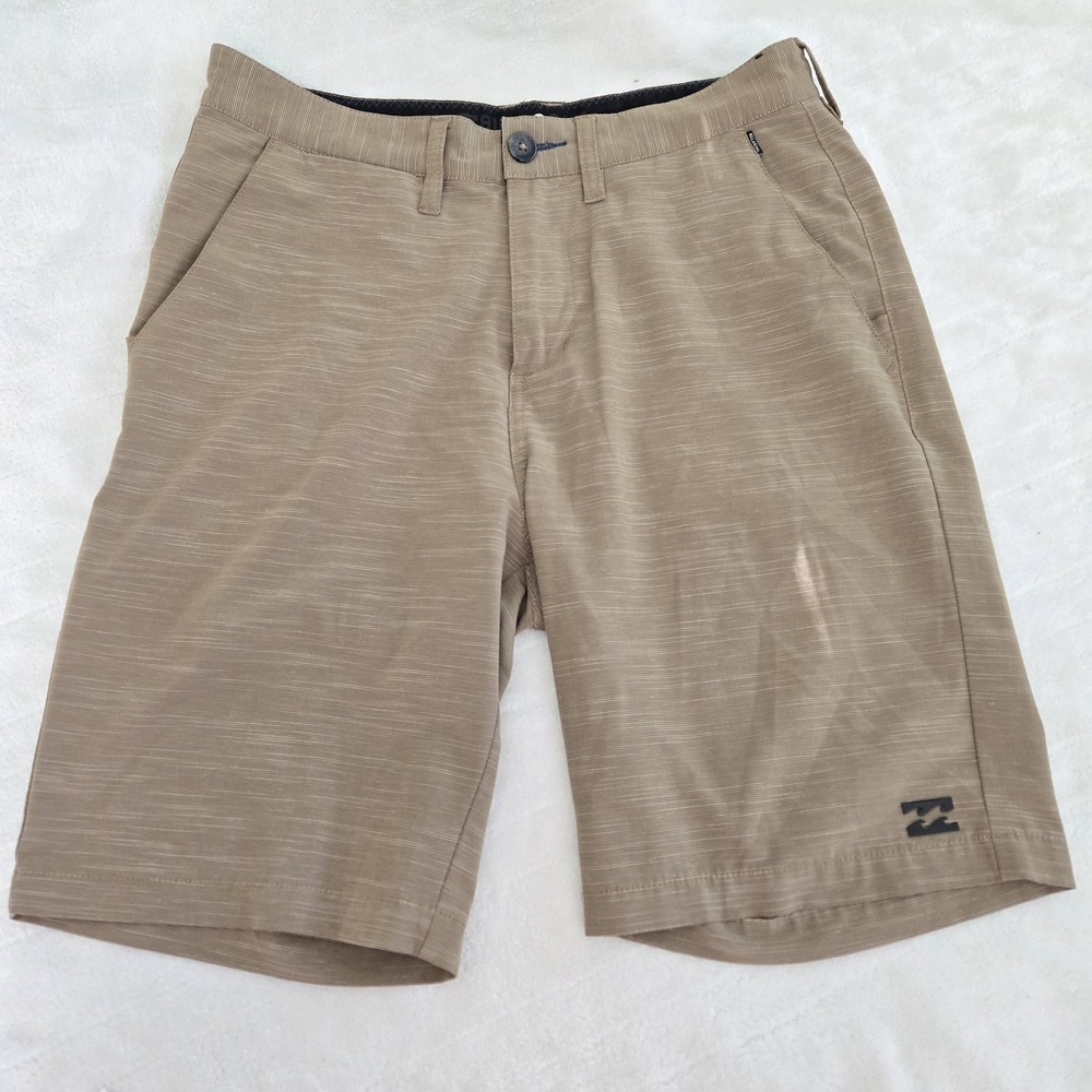 Billabong Crossfire Shorts SZ‎ 29 16" Brown Beach Summer Vacation Coastal